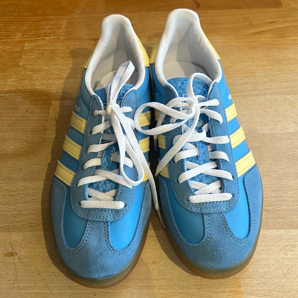 adidas Blue and Yellow Women's Sneakers